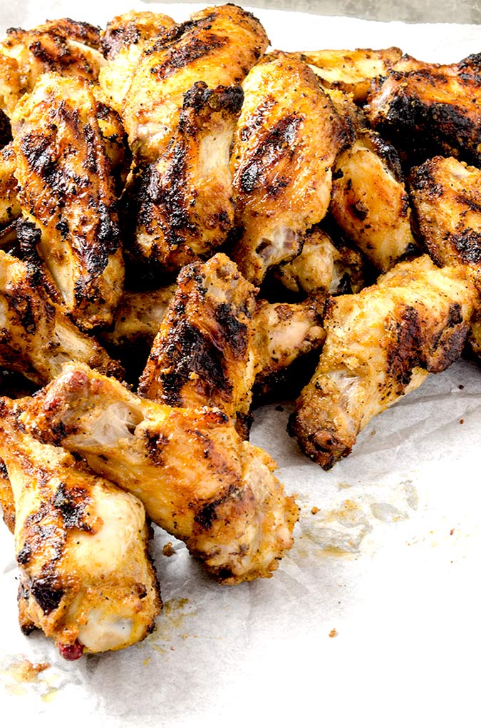 Grilled Chicken Wings Recipe | I'd Rather Be A Chef