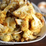 roasted cauliflower recipe ready to be served