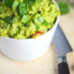 easy guacamole recipe on the counter