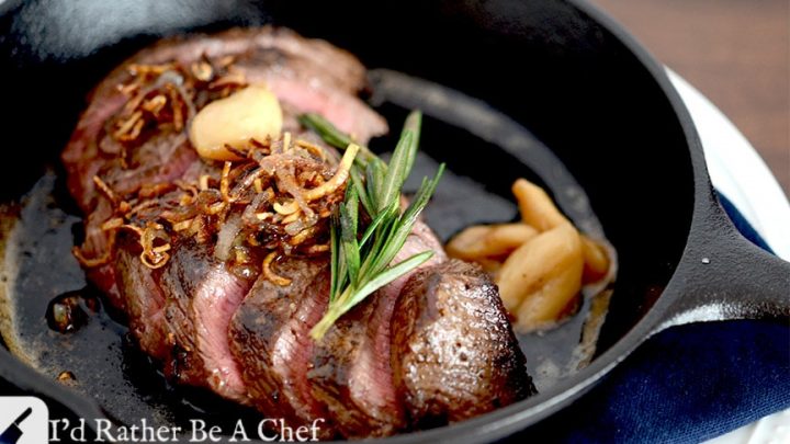 flat iron pan seared steak recipe