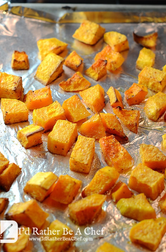 roasted butternut squash and sausage recipe