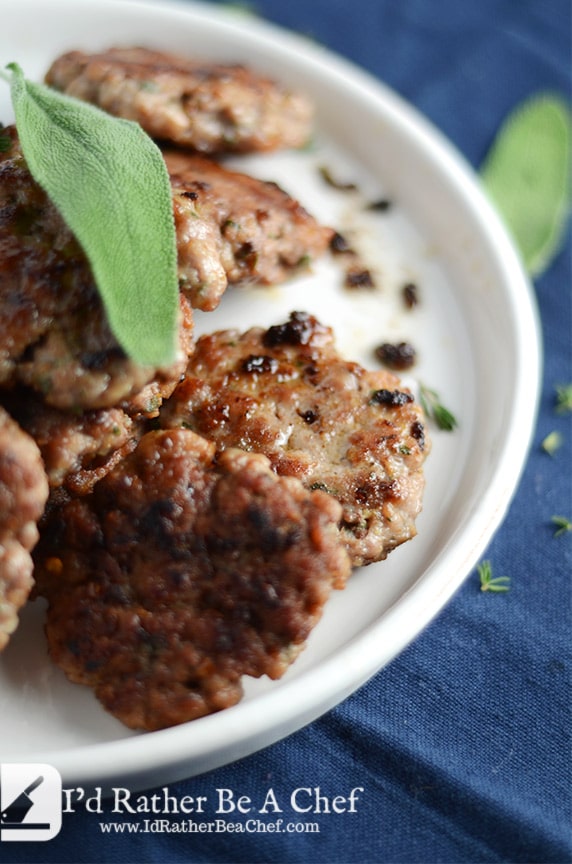 Simple Sage Sausage Recipe - I'd Rather Be A Chef