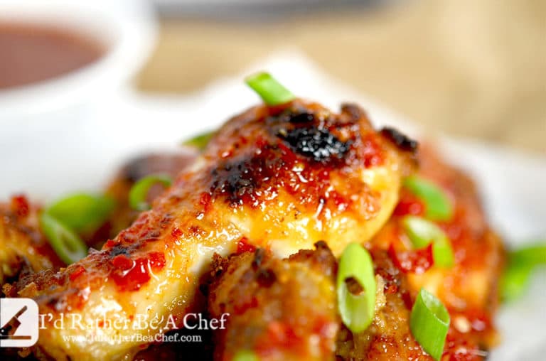 Thai Sweet Chili Wings Recipe I'd Rather Be A Chef