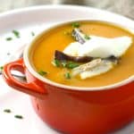 A homemade roasted vegetable soup packed up with delicious roasted vegetables! Gluten Free, Paleo and Low Carb! Delicious winter meal.