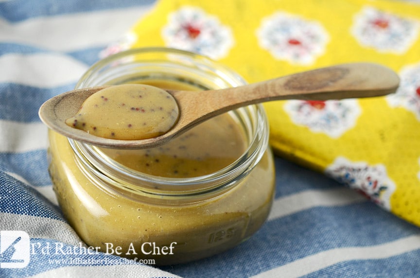 A quick and easy honey mustard sauce recipe that is simple, zippy and fun to eat!