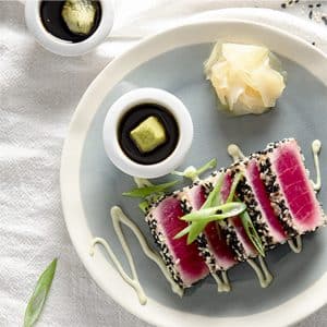 low carb seared ahi tuna recipe