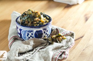 Slow cooked souther collard greens are made with love... and bacon! Fresh garlic and chicken stock take this recipe back home.