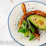 This is the best bacon avocado salad you will ever try. It has it all: bacon, avocado, shallot, watercress, lime, avocado oil, pink peppercorns and maldon sea salt!
