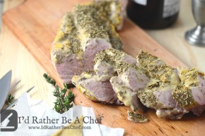 A perfectly easy baked pork tenderloin recipe with only 3 ingredients! Can't get easier than this!