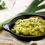 The easiest creamed leeks recipe that you will ever try. Three ingredients combine to make the most savory side dish!