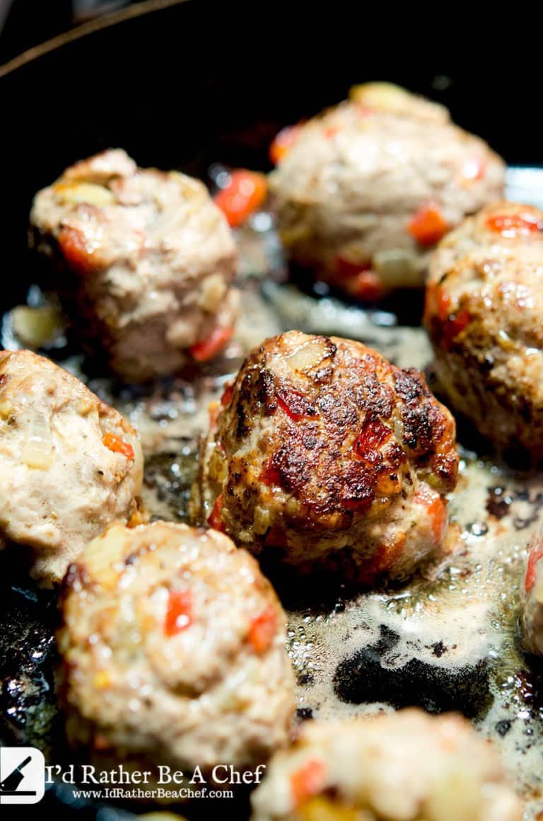 Low Carb Meatball Recipe I'd Rather Be A Chef