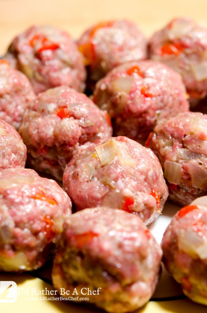 Meaty and delicious, this low carb meatball recipe packs a huge flavor punch! They're easy meatballs to make and can be used for so many things!