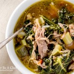 A wonderful pulled pork soup recipe that is healthy, hearty and is ready in under 30 minutes. Deliciously good for you.