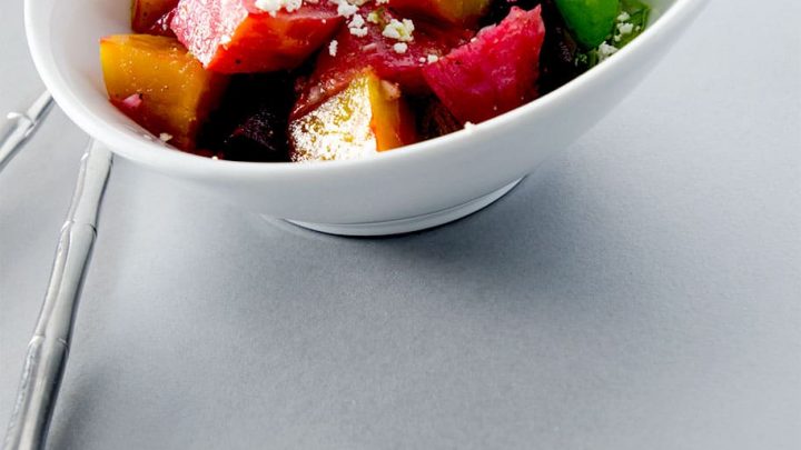 Roasted Beet Salad with Goat Cheese