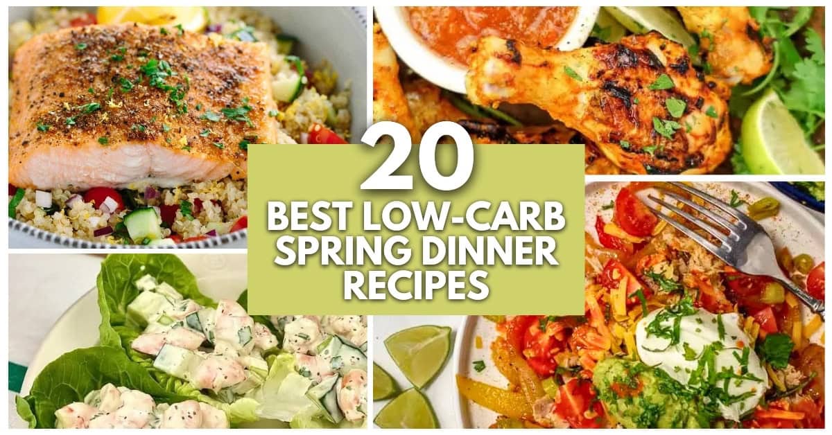 20 Best LowCarb Spring Dinner Recipes 🍃 I'd Rather Be A Chef