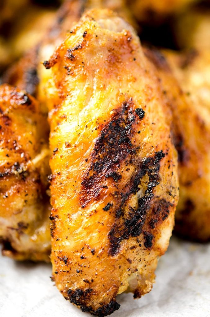 A grilled chicken wing recipe that is ready in about 20 minutes on the grill.