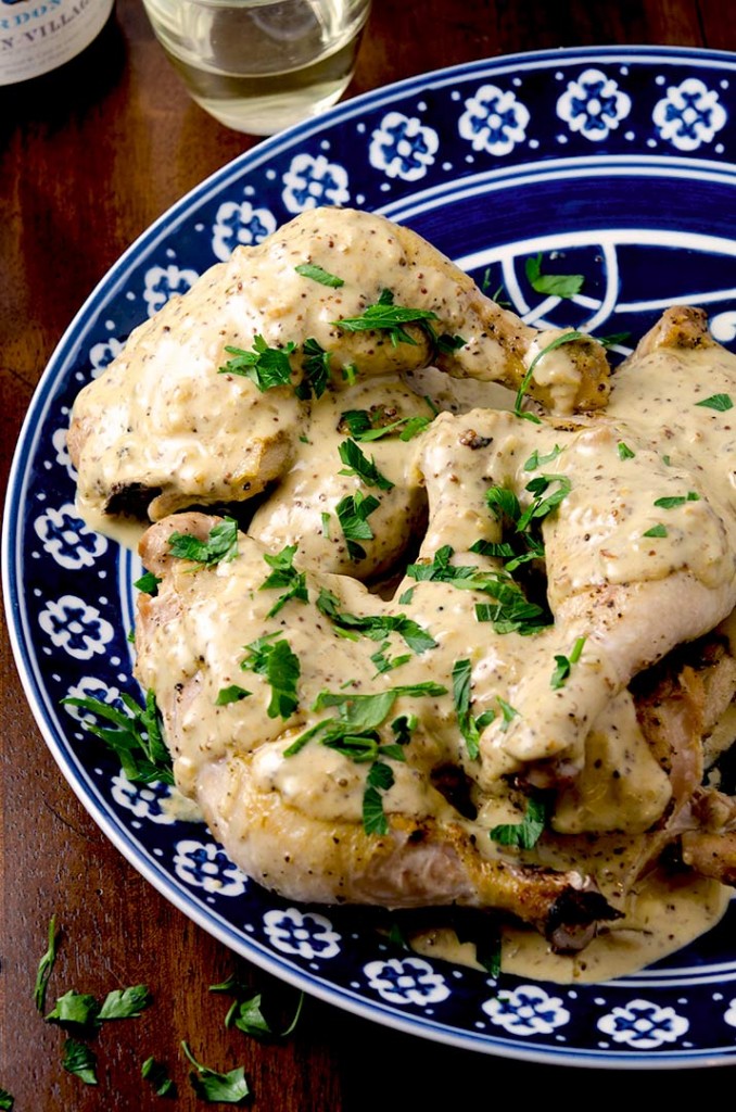 These oven baked chicken legs pair perfectly with a nice glass of Sauvignon Blanc.