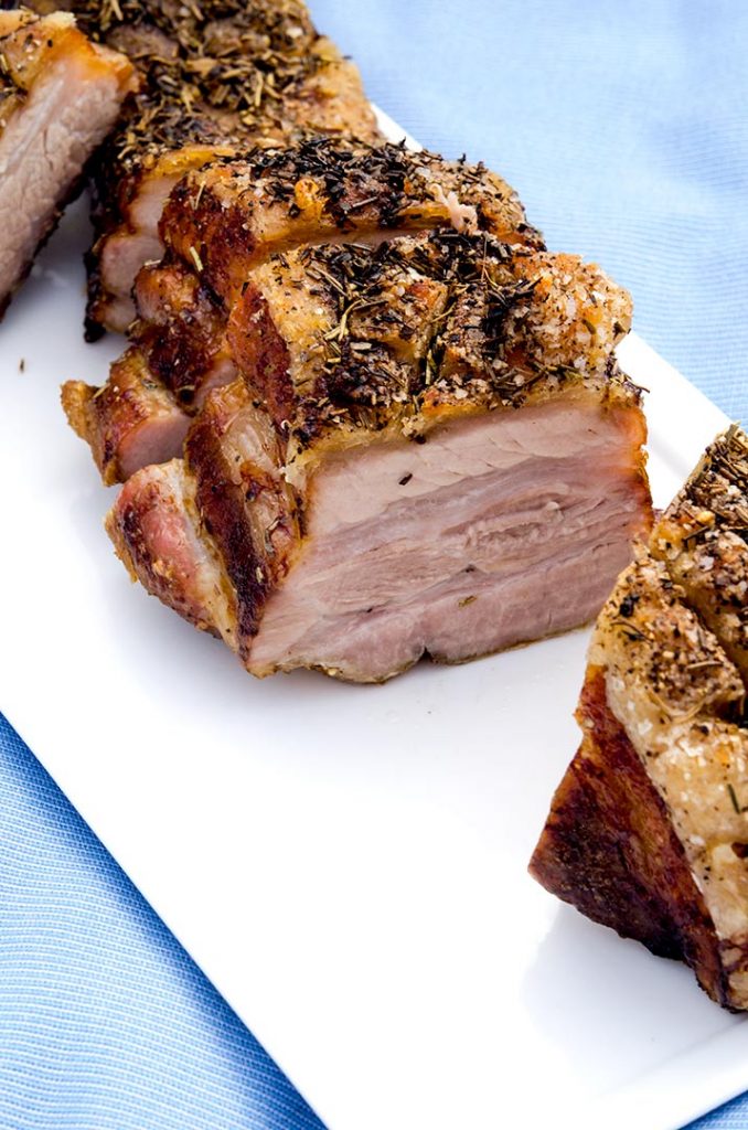 The perfect oven roasted pork belly recipe for this mouthwatering pork belly recipes roundup.