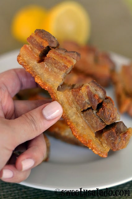 How about some fried pork belly? The recipe is easy and on our pork belly recipes roundup.