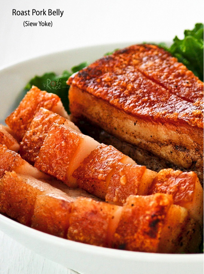 Crispy, crunchy roast pork belly is delicious. A perfect part of our pork belly recipes roundup.