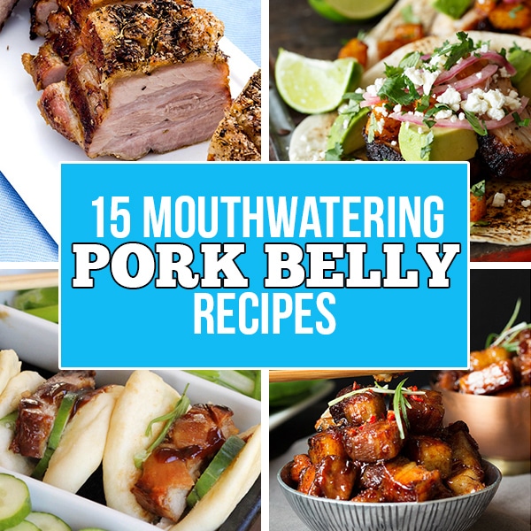 A wonderful collection of 15 of the most mouthwatering pork belly recipes available. Perfectly delicious.