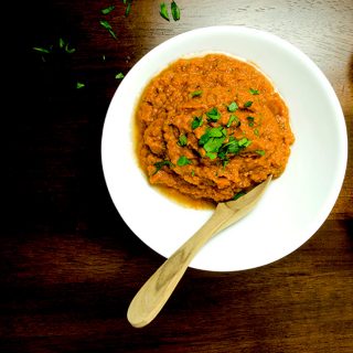 A simple and delicious tomato coulis with preparation in under 5 minutes. Perfect as a topping for fish, pork or chicken.