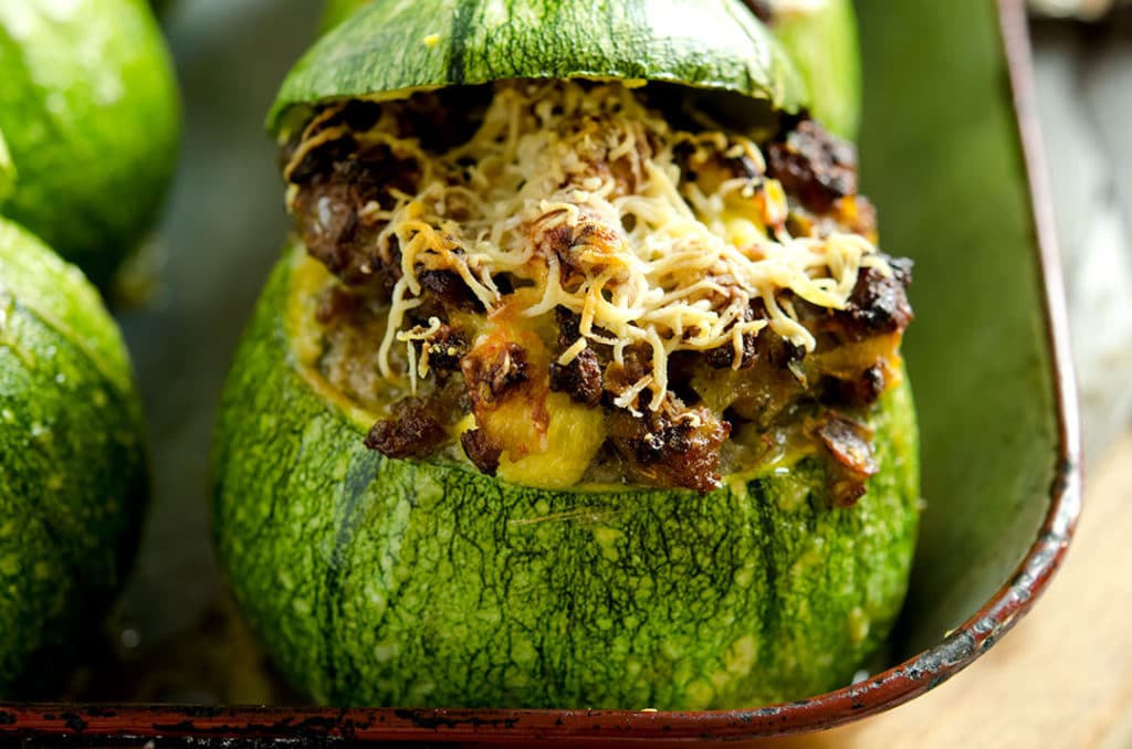 Stuffed zucchini is the perfect dish for breakfast, lunch or brunch! It is filled with flavors like sausage, eggs, cheese and more. This is sure to be a breakfast favorite.