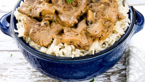 As usual, I just want to reach my fork into the screen and take a bite. This is an easy beef stroganoff recipe to add into your rotation!