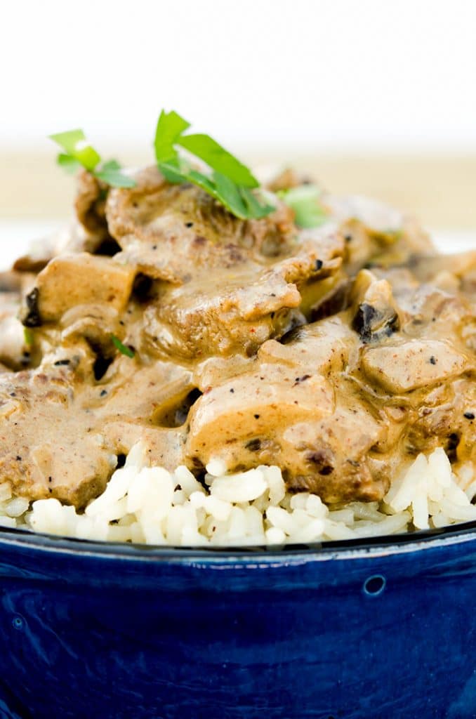 Check out just how rich and luscious this beef stroganoff recipe looks... it tastes even better. Give it a try today!