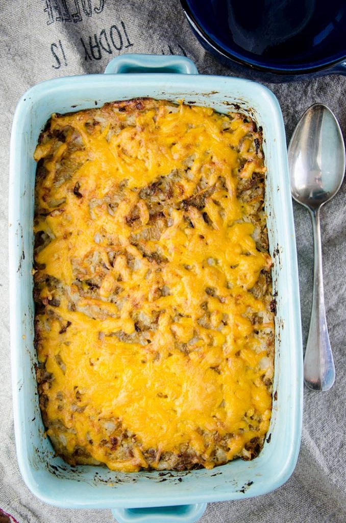 Pulled pork casserole that is low carb and gluten free!
