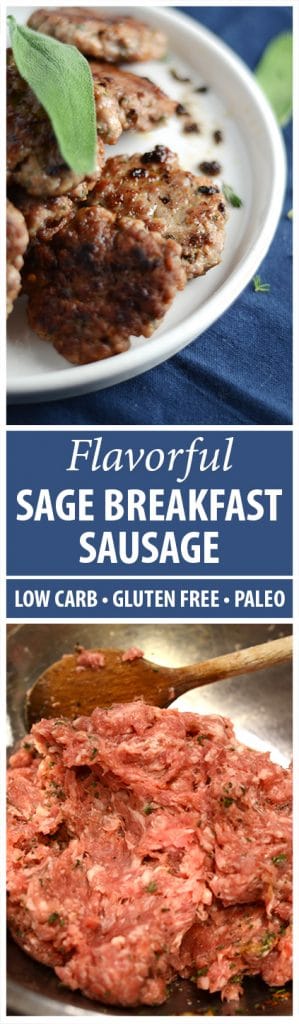 image for pinterest for a sage sausage recipe