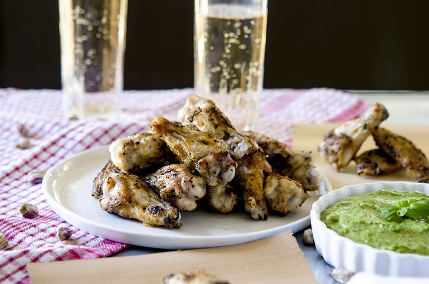 Pesto Chicken Wings are the best...