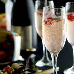 The Summer Fling Champagne Cocktail