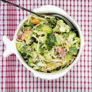 low carb broccoli salad