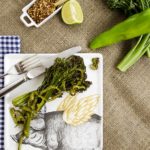vegetarian spicy roasted broccolini