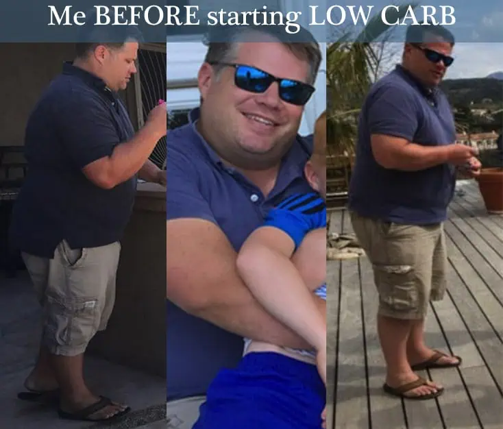 low carb diet success before pictures
