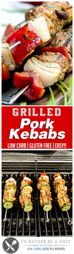 Delightful grilled Southwestern Pork Kabobs recipe