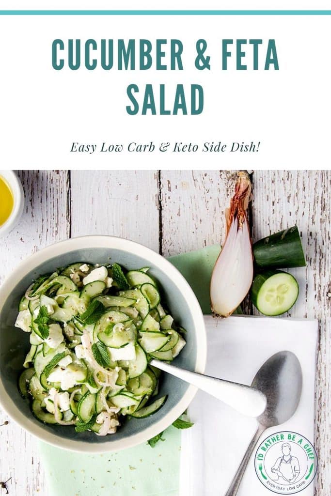 Recipe for a summer cucumber and feta salad