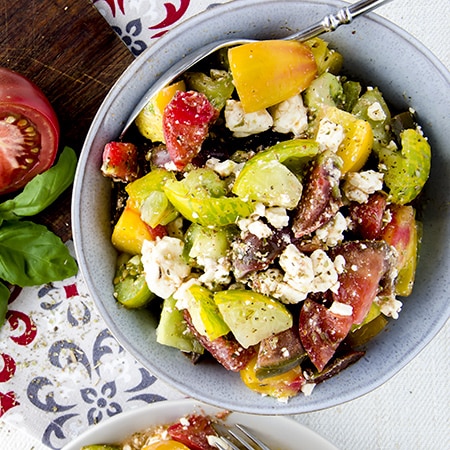 Tomato Feta Salad Recipe Low Carb