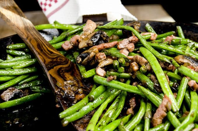 low carb green beans and mushrooms recipe