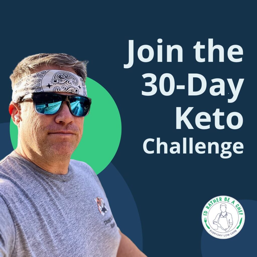 Scott groth advertisement For join the 30 day keto challenge