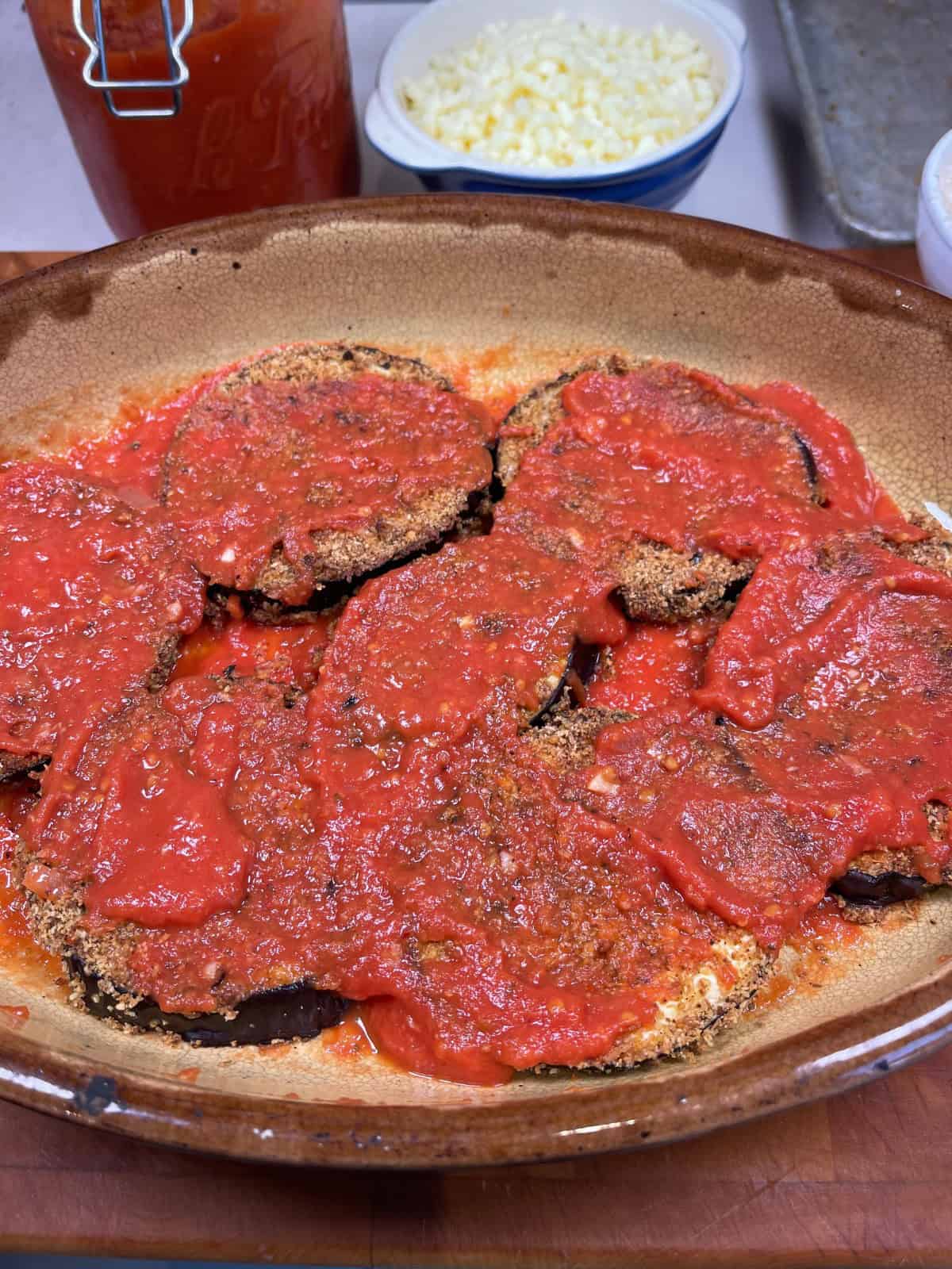 Easy to Make Keto Eggplant Parmesan (low carb) I'd Rather Be A Chef