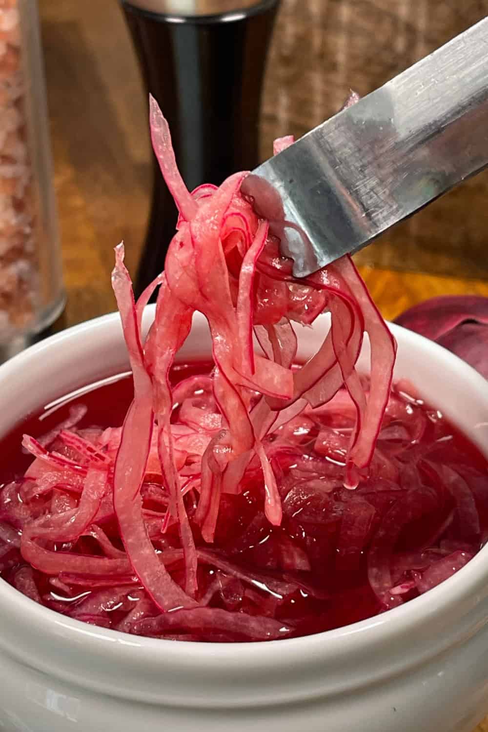 Easy to Make Pickled Red Onions low carb & keto. I'd Rather Be A Chef
