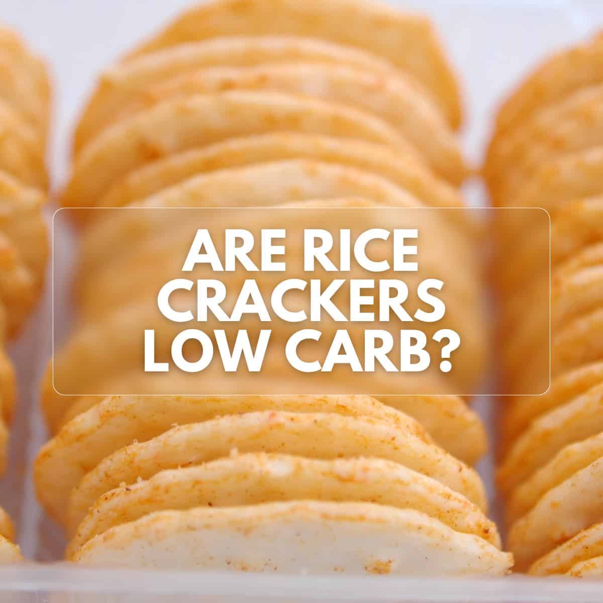 healthiest rice crackers