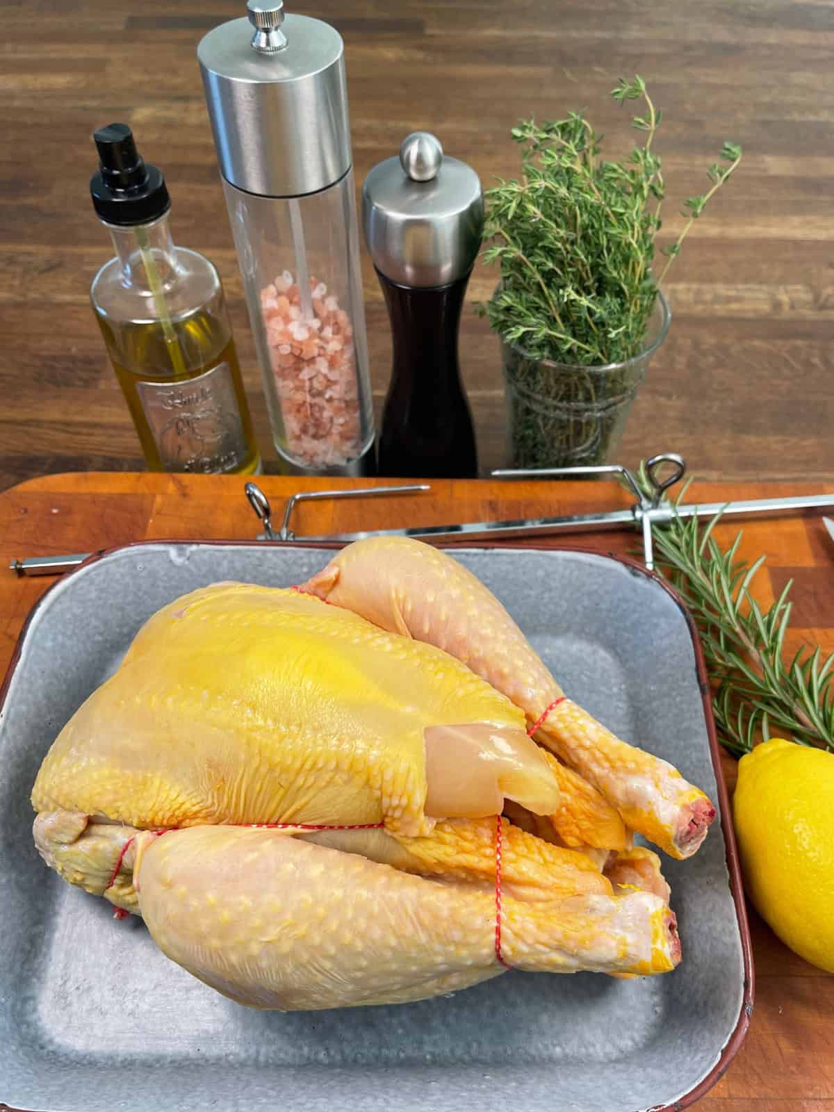 Crispy Golden Rotisserie Chicken Recipe I'd Rather Be A Chef