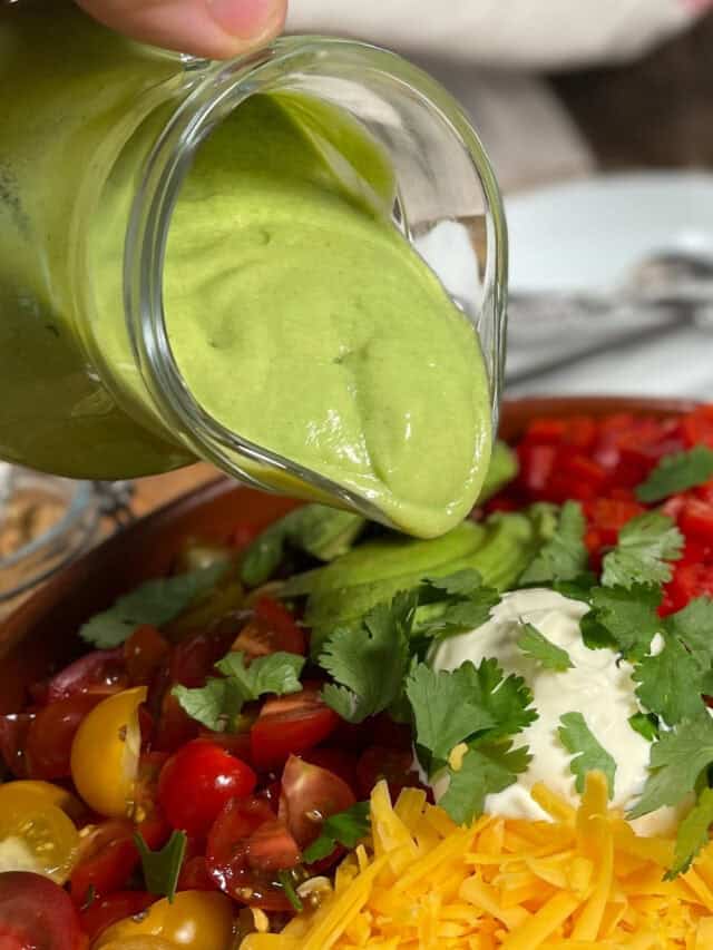 Avocado Lime Dressing A Creamy Fresh Twist I'd Rather Be A Chef