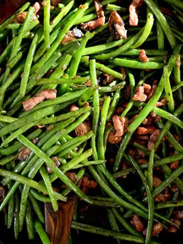 Quick and Easy Green Beans and Mushrooms