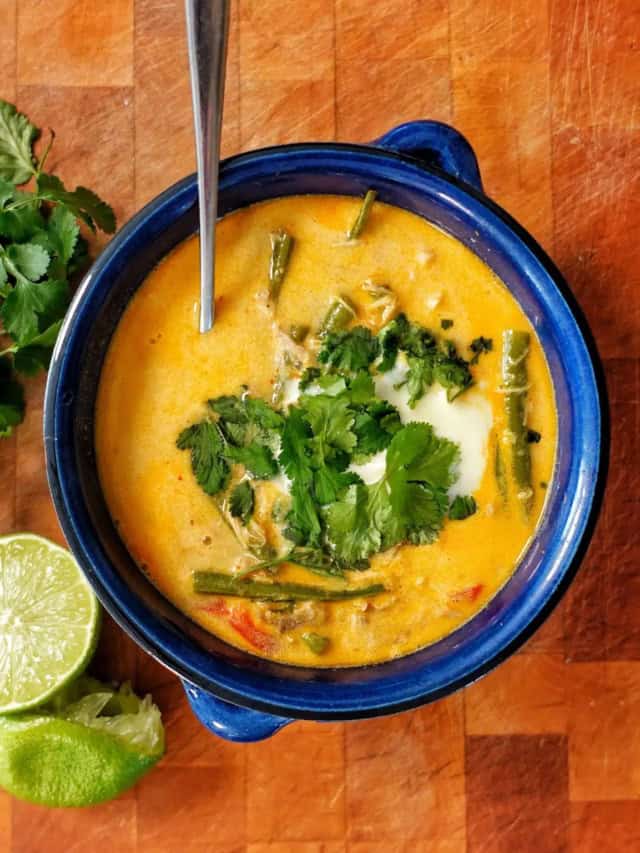 Thai Red Curry Soup: A Cheap Low Carb Recipe