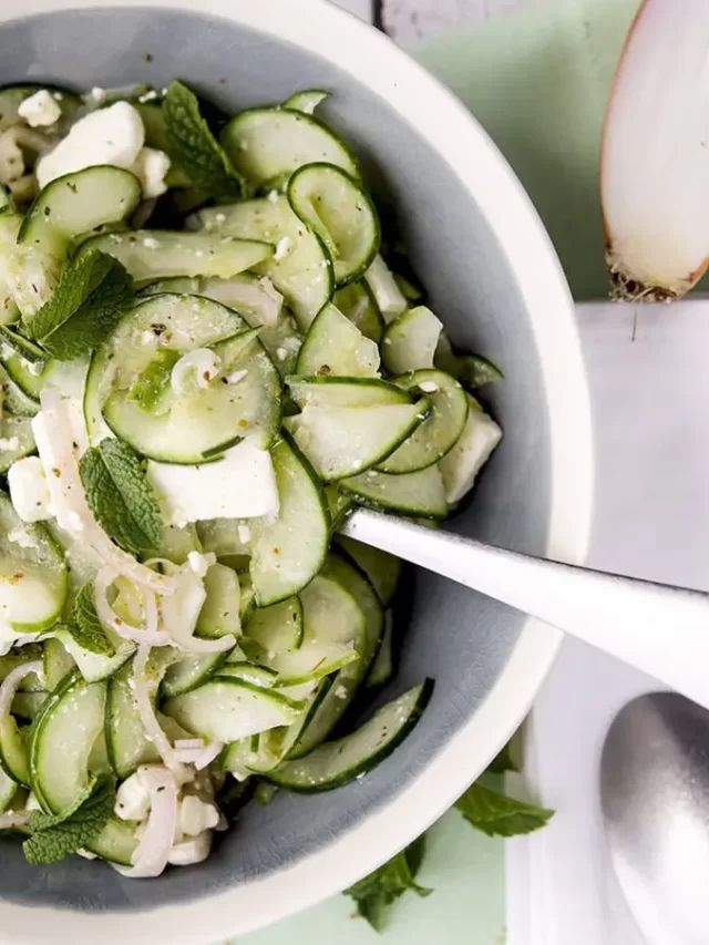 Cucumber Feta Salad: Easy Keto Dish