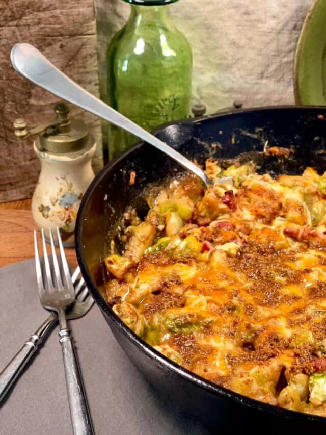 Cheesy Brussel Sprouts Casserole: Easy Healthy Recipes